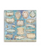 Scrapbooking paper Set 10pcs "Songs of the Sea" - Stamperia