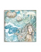 Scrapbooking paper Set 10pcs "Songs of the Sea" - Stamperia