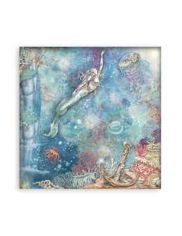Scrapbooking paper Set 10pcs "Songs of the Sea" - Stamperia