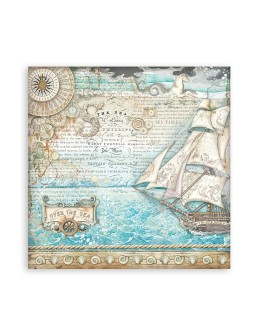 Scrapbooking paper Set 10pcs "Songs of the Sea" - Stamperia