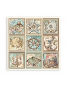 10 Χαρτιά Scrapbooking "Songs of the Sea" - Stamperia