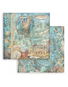 Scrapbooking paper Set 10pcs "Songs of the Sea" - Stamperia