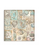 Scrapbooking paper Set 10pcs "Songs of the Sea" - Stamperia