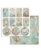 10 Χαρτιά Scrapbooking "Songs of the Sea" - Stamperia