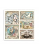 Scrapbooking paper 20x20cm Set 10pcs "Songs of the Sea" - Stamperia
