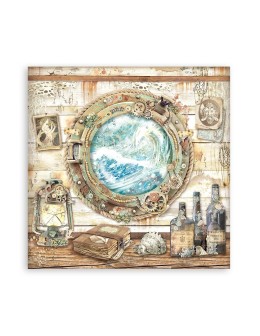 10 Χαρτιά Scrapbooking 20x20cm "Songs of the Sea" - Stamperia