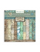 10 Χαρτιά Scrapbooking 20x20cm "Backgrounds Selection - Songs of the Sea" - Stamperia