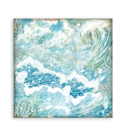 10 Χαρτιά Scrapbooking 20x20cm "Backgrounds Selection - Songs of the Sea" - Stamperia