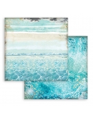 10 Χαρτιά Scrapbooking 20x20cm "Backgrounds Selection - Songs of the Sea" - Stamperia