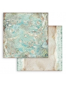 10 Χαρτιά Scrapbooking 20x20cm "Backgrounds Selection - Songs of the Sea" - Stamperia