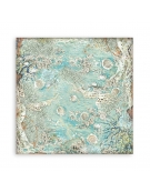 Scrapbooking paper 20x20cm Set 10pcs "Backgrounds Selection - Songs of the Sea" - Stamperia