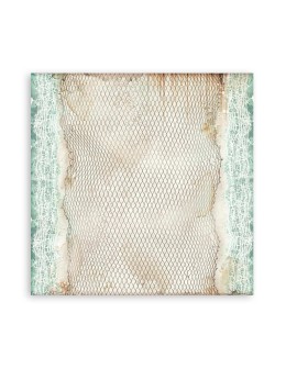 Scrapbooking paper 20x20cm Set 10pcs "Backgrounds Selection - Songs of the Sea" - Stamperia