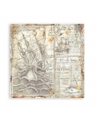 10 Χαρτιά Scrapbooking 20x20cm "Backgrounds Selection - Songs of the Sea" - Stamperia