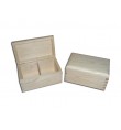 Ξύλινο Κουτί για Τσάι - 2 Χωρίσματα 15x9x8cm