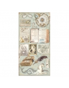 10 Χαρτιά Scrapbooking 15x30,5cm "Songs of the Sea" - Stamperia