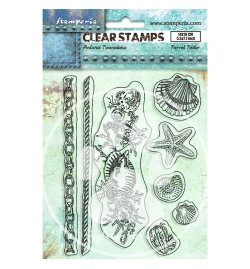Acrylic Stamp 14x18cm "Songs of the Sea shells" - Stamperia