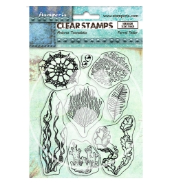 Acrylic Stamp 14x18cm "Songs of the Sea corals" - Stamperia