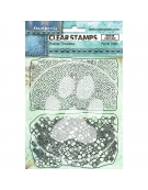 Acrylic Stamp 14x18cm "Songs of the Sea double texture" - Stamperia