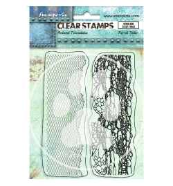 Acrylic Stamp 14x18cm "Songs of the Sea double border" - Stamperia