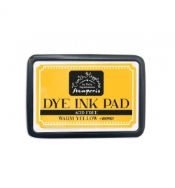 Μελάνι Dye Ink Pad Stamperia - Κίτρινο (Warm yellow)