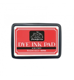 Μελάνι Dye Ink Pad Stamperia - Κόκκινο (Warm red)