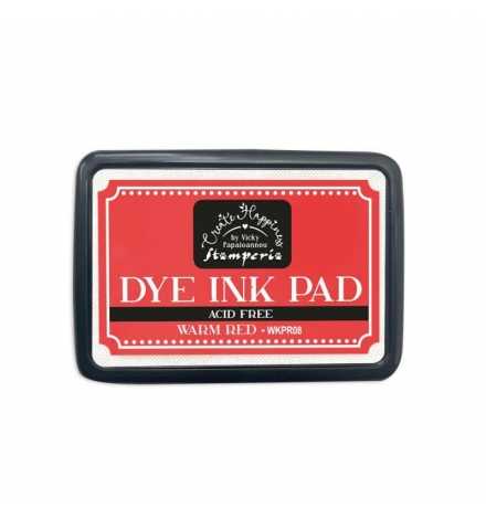 Μελάνι Dye Ink Pad Stamperia - Κόκκινο (Warm red)