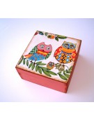 Wooden Box Square 13x13x6cm