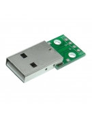 USB 2.0 Type A Male Breakout Board