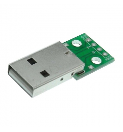 USB 2.0 Type A Male Breakout Board