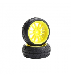 Rubber Wheel 66mm Yellow Rim