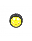 Rubber Wheel 66mm Yellow Rim