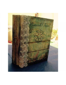 Wooden Book Box 24x18.5x8cm