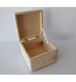 Wooden Box Square 20x20x13cm 