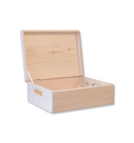 Wooden Treasure Box 40x30x15cm