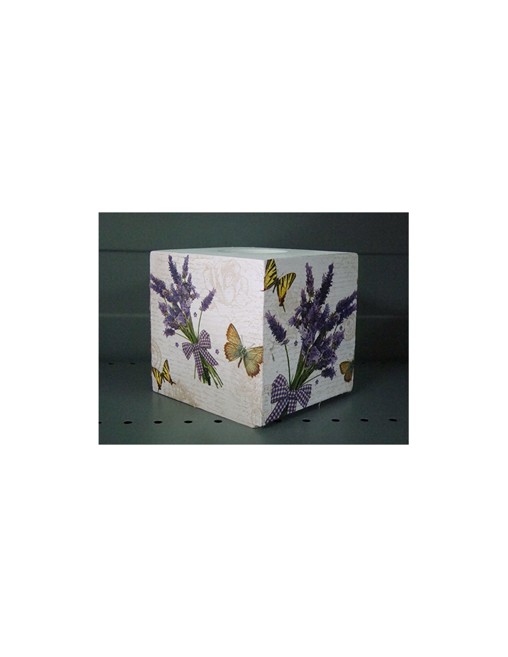 Ξύλινο Κουτί για Χαρτομάντηλα 15.5x13x13.5cm
