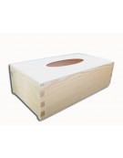 Wooden Tissue Box  25.5x13.5x8.5cm