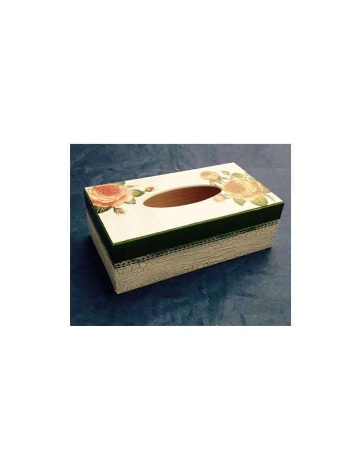 Ξύλινο Κουτί για Χαρτομάντηλα 25.5x13.5x8.5cm