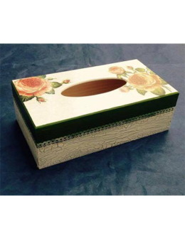 Ξύλινο Κουτί για Χαρτομάντηλα 25.5x13.5x8.5cm