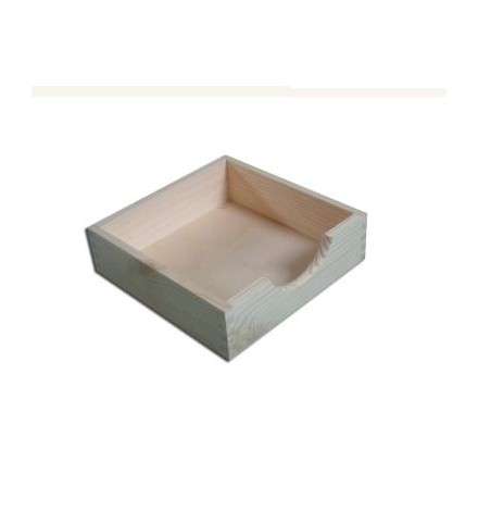 Wooden Napkin Holder 19.2x19.2x5.5cm