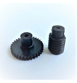 Worm Drive & Gear Wheel With 2mm Bore