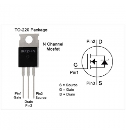 Τρανζίστορ Mosfet N-Channel 41A - IRFZ44N