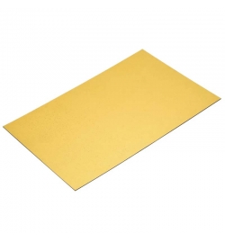 Acrylic sheet 3mm 40x60cm for engraving Gold on Black