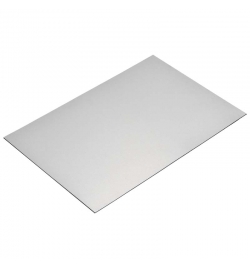 Acrylic sheet 3mm 40x60cm for engraving Silver on Black