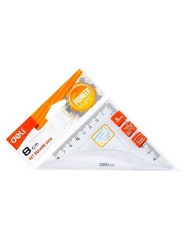 Τρίγωνο 45 μοιρών 8cm - Deli