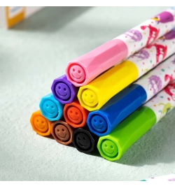 Super Washable Maxi Markers 12pcs - Deli