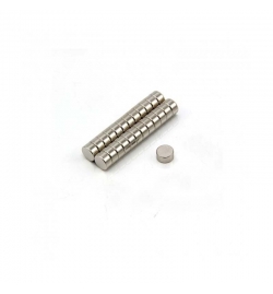 Μαγνήτης νεοδυμίου στρογγυλός 6x3mm