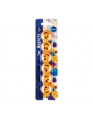 Μαγνήτες με Πλαστικό Κάλυμμα 30mm Smile 6pcs