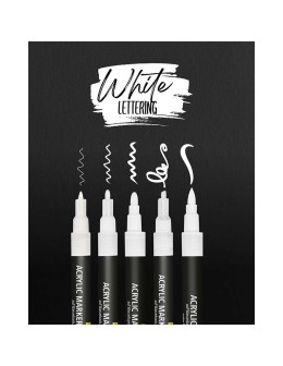 Set Calli.Brush Lettering Pen Markers 5 pcs - Online