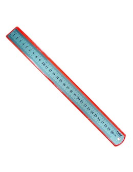 Ruler Metallic 30cm Flat 2