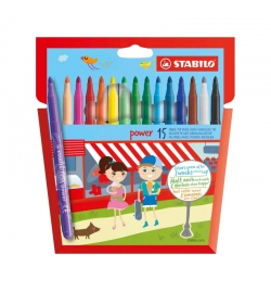 Μαρκαδόροι γενικής χρήσης Felt-tip 15pcs - Stabilo
